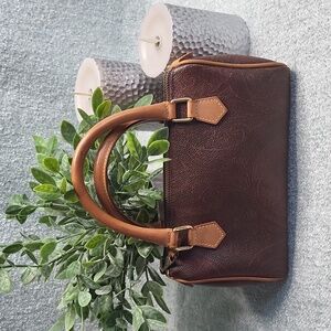 Vintage Etro Milano Paisley Print Mini Satchel/Crossbody-Unique Shape